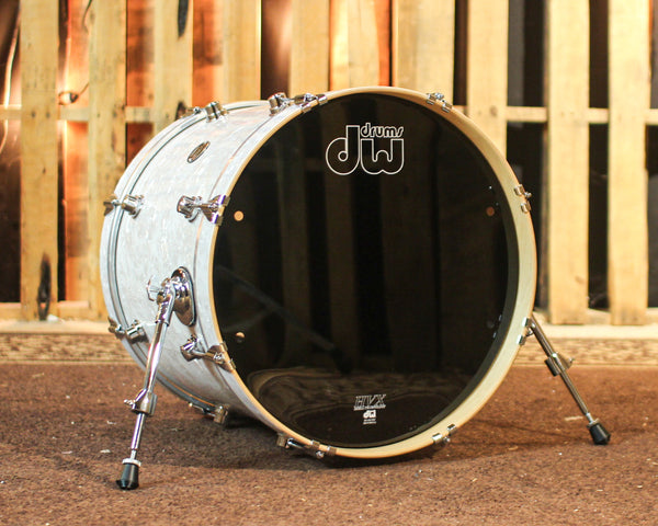 DW Performance White Marine Pearl Bass Drum - 16x20