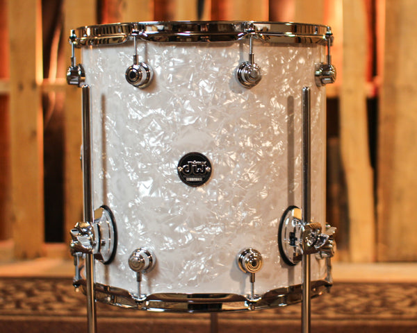 DW Performance White Marine Pearl Floor Tom - 14x14