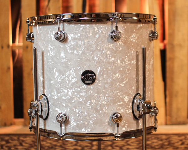 DW Performance White Marine Pearl Floor Tom - 14x16