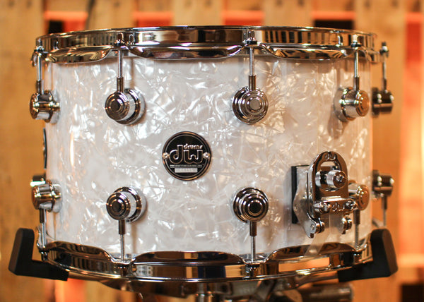 DW Performance White Marine Pearl Snare Drum - 8x14