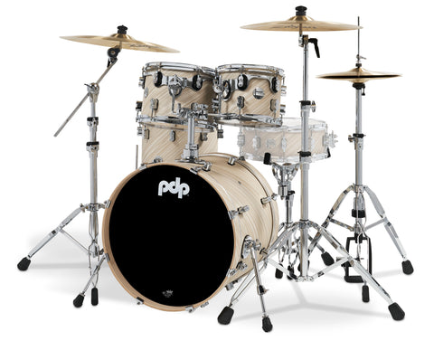PDP Concept Maple Twisted Ivory Fusion Drum Set - 20,10,12,14 - PDCM20FNTI