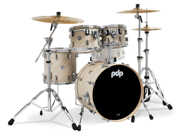 PDP Concept Maple Twisted Ivory Fusion Drum Set - 20,10,12,14 - PDCM20FNTI