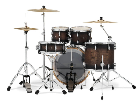 PDP Concept Maple Satin Charcoal Burst 5-Piece Drum Set PDCM2215SCB