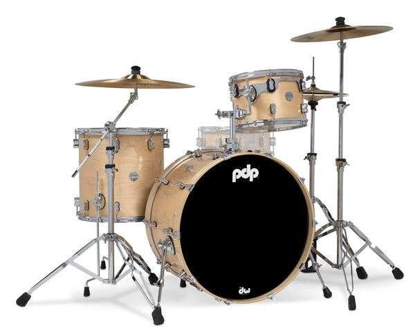 PDP Concept Maple Natural Lacquer Rock Drum Set PDCM24RKNA