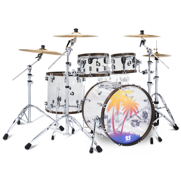 PDP 25th Anniversary 4-Piece Acrylic Drum Set