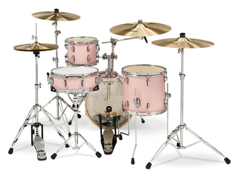 PDP New Yorker Poplar Pale Rose Drum Set - 16, 10, 13, 5x14 - PDNY1604PR