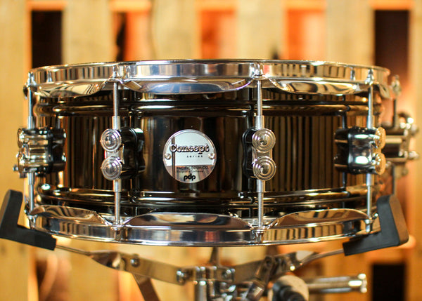 PDP 5.5x14 Concept Black Nickel over Steel Snare Drum - PDSN5514BNCR