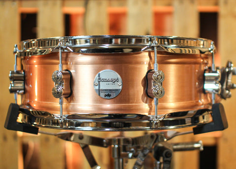 PDP 5x14 Concept Dual-beaded Brushed Copper Snare Drum - PDSN0514NBCC