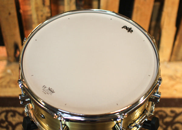 PDP 6.5x14 Concept Dual-beaded Brushed Brass Snare Drum - PDSN6514NBBC