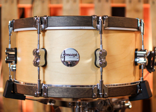 PDP 6.5x14 Concept Classic Natural Stain w/ Walnut Hoops Snare Drum - PDCC6514SSNW