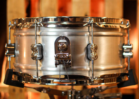 PDP 6.5x14 Concept Dual-beaded Brushed Aluminum Snare Drum - PDSN6514NBAC