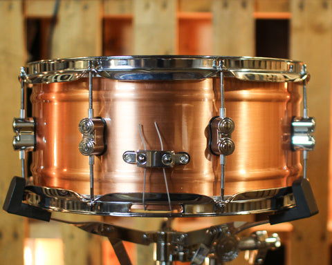 PDP 6.5x14 Concept Dual-beaded Brushed Copper Snare Drum - PDSN6514NBCC