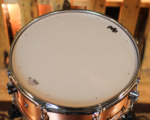 PDP 6.5x14 Concept Dual-beaded Brushed Copper Snare Drum - PDSN6514NBCC
