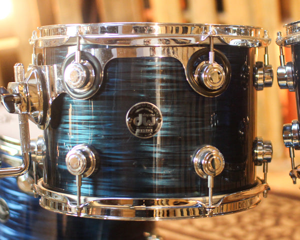 Used DW Collector's Maple Deep Blue Oyster Drum Set - 18x20,7x8,8x10,9x12,11x14