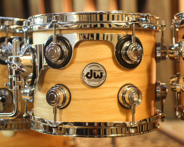 Used DW Collector's Pure Oak Natural Hard Satin Drum Set - 22,8,10,12,14,16,14