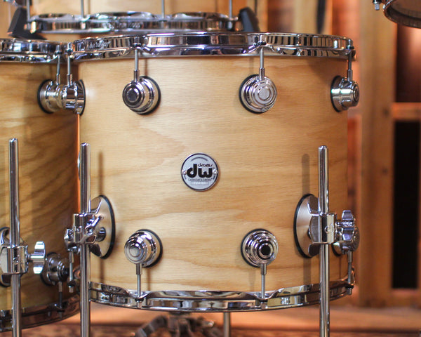 Used DW Collector's Pure Oak Natural Hard Satin Drum Set - 22,8,10,12,14,16,14