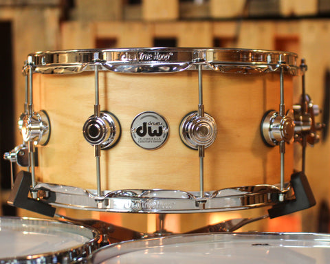 Used DW Collector's Pure Oak Natural Hard Satin Drum Set - 22,8,10,12,14,16,14