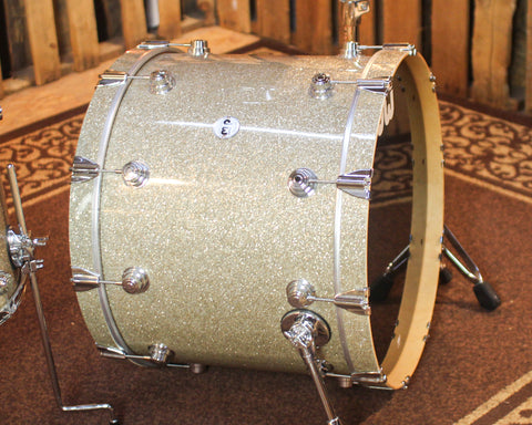 Used DW Collector's Standard Maple Broken Glass Drum Set - 23,12,16 - SO#777778