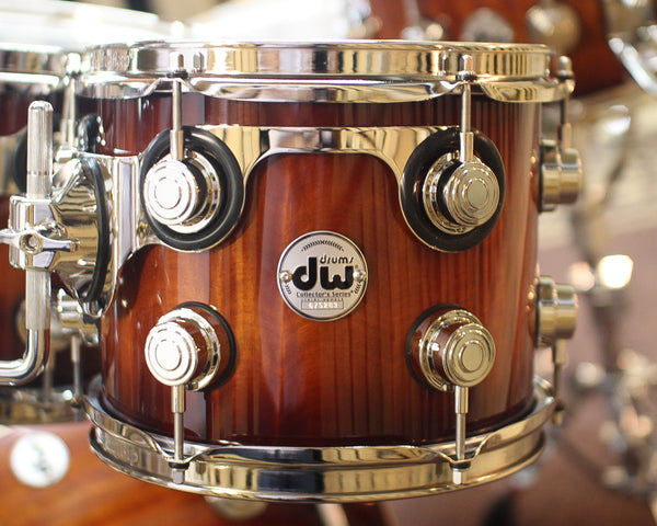 DW Collector's Maple Amber to Tobacco Burst Over Macore Drum Set w/ Nickel Hardware - SO#1138505