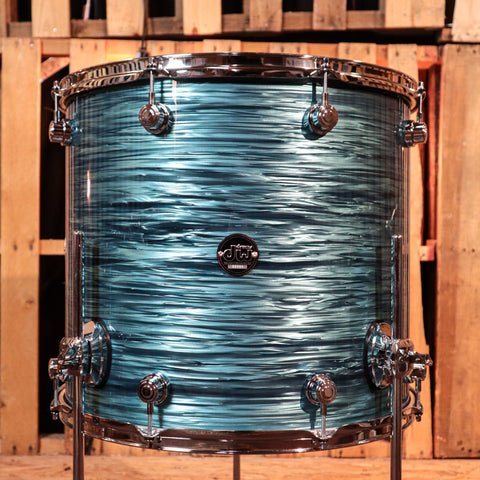 DW Performance Turquoise Oyster Floor Tom - 16x18