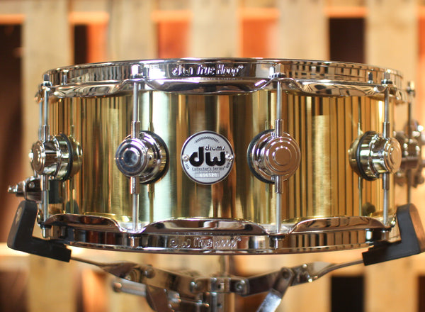 DW 5.5x14 Collector's Bell Brass Snare Drum - DRVN5514SPC