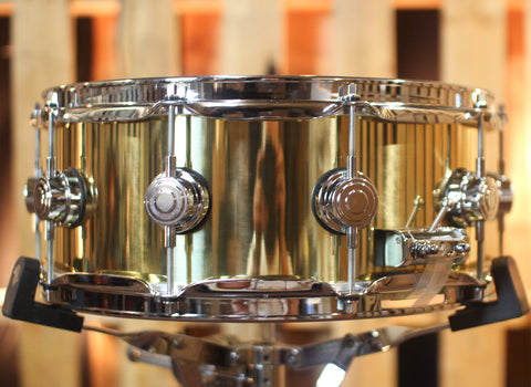 DW 5.5x14 Collector's Bell Brass Snare Drum - DRVN5514SPC