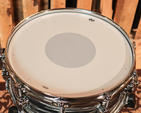 DW Performance Pewter Oyster Snare Drum - 5.5x14