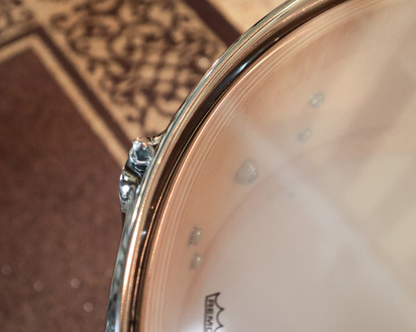 DW 6.5x14 Collector's Santa Monica Amber Lacquer over Teardrop Maple Snare Drum - SO#1254471