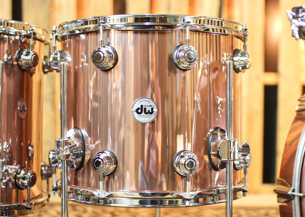 DW Collector's Maple 333 Rose Copper Drum Set - 22,10,12,14,16 - SO#1303164