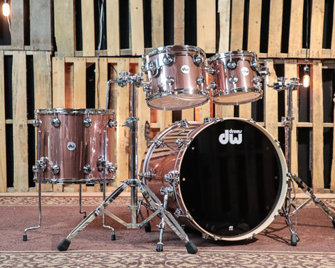 DW Collector's Maple 333 Rose Copper Drum Set - 18x22,8x10,9x12,14x16  - SO#1270078