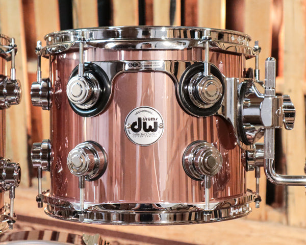 DW Collector's Maple 333 Rose Copper Drum Set - 18x22,8x10,9x12,14x16  - SO#1270078