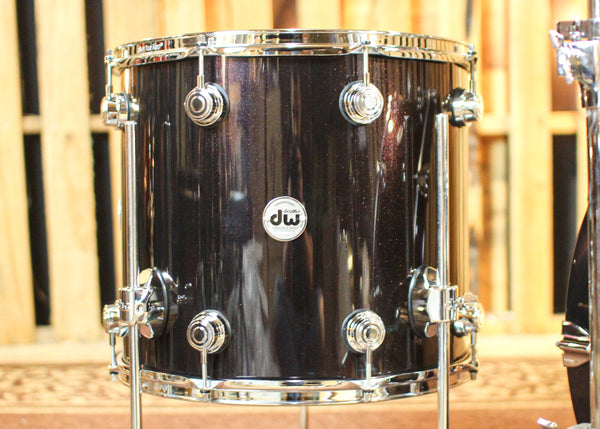 DW Collector's 333 Ruby Red Pearl over Black Lacquer Drum Set - 16x22,8x10,9x12,14x16 - SO#1308440