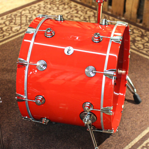 DW Collector's Maple 333 Solid Scarlet Red Drum Set - 22,10,12,16 - SO#1308441