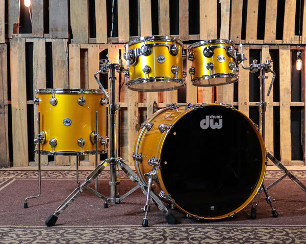 DW Collectors Maple 333 Vegas Gold Drum Set - 16x22,8x10,9x12,14x16 - SO#1255789