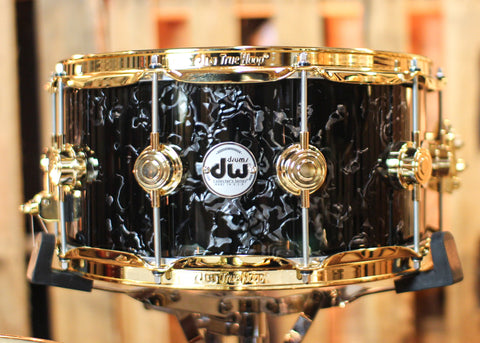 DW Collector's Maple Mahogany Black Velvet Drum Set - 22,8,10,12,14,16,14sn - SO#1304630