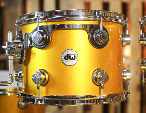 DW Collectors Maple Mahogany Vegas Gold Drum Set - 22,10,12,16 - SO#1288917