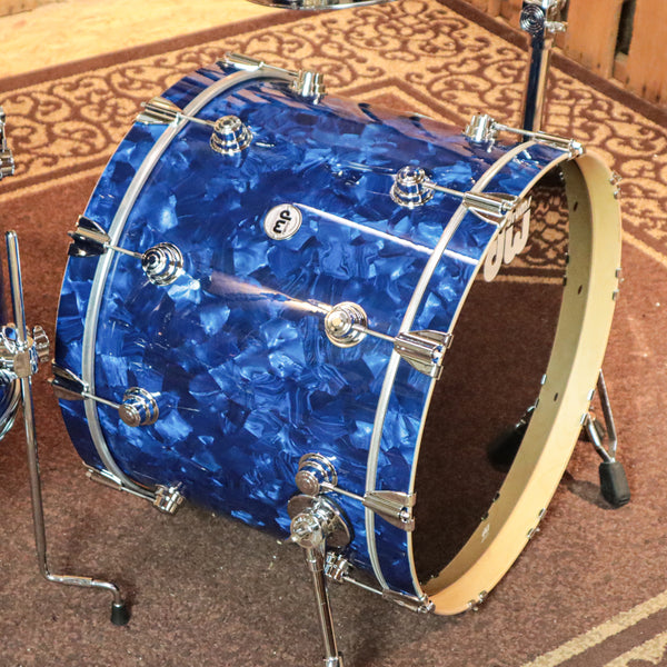 DW Collector's Maple VLT Blue Moonstone Drum Set - 16x22,8x12,14x14 - SO#1058203