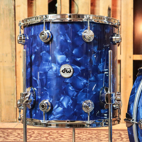 DW Collector's Maple VLT Blue Moonstone Drum Set - 16x22,8x12,14x14 - SO#1058203