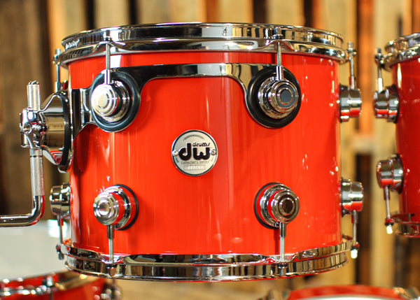 DW Collector's Purpleheart VLT Scarlet Red Drum Set - 23,10,12,14,16 - SO#1305680