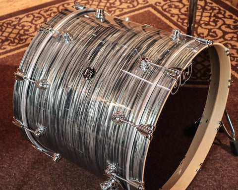 DW Performance Pewter Oyster 6pc Drum Set - 18x22, 7x8, 8x10, 9x12, 12x14,14x16