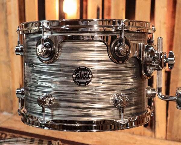 DW Performance Pewter Oyster Rock Drum Set - 14x24, 9x13, 16x16