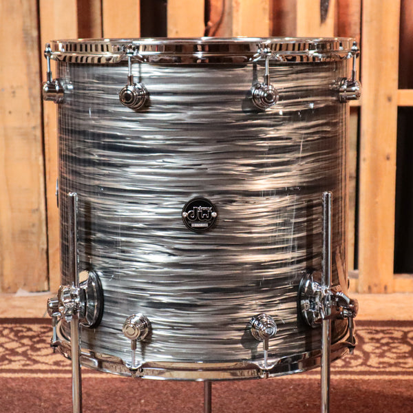 DW Performance Pewter Oyster Rock Drum Set - 14x24, 9x13, 16x16