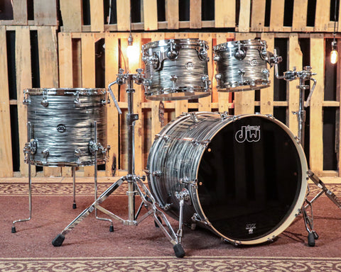 DW Performance Pewter Oyster Stage Drum Set - 18x22, 8x10, 9x12, 14x16