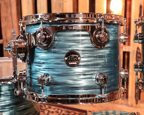 DW Performance Turquoise Oyster 5pc Drum Set - 18x22, 8x10, 9x12, 12x14,14x16
