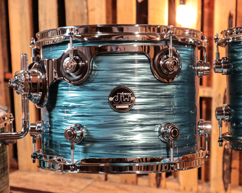 DW Performance Turquoise Oyster Fusion Drum Set - 16x20, 8x10, 9x12, 12x14