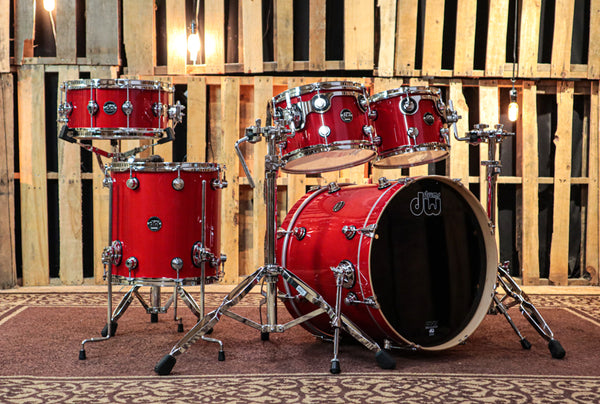 DW Performance Candy Apple Drum Set - 16x20,8x10,9x12,14x14,6.5x14