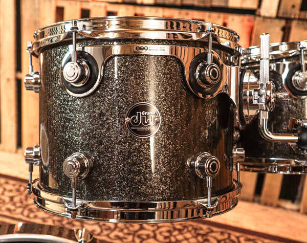 DW Performance Maple Pewter Sparkle Drum Set -14x22,8x10,9x12,14x16