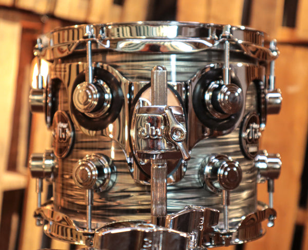 DW Performance Pewter Oyster Rack Tom - 7x8