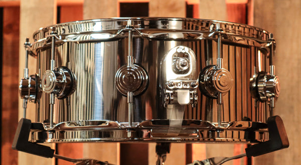 DW Collector's Stainless Steel 5.5x14 Snare Drum - DRVL5514SPC