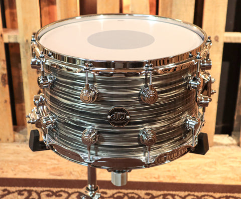 DW Performance Pewter Oyster Snare Drum - 8x14